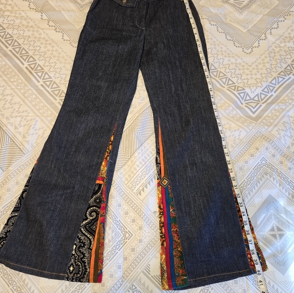 Dolce & Gabbana Denim - Dolce & Gabanna Rare Vintage Velvet Split Rise Bell bottom Jeans